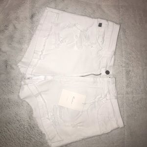 Distressed Jean Shorts